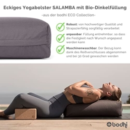 Bodhi Yogabolster Salamba Eco eckig