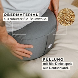 meditationskissen extra hoch von lotuscrafts
