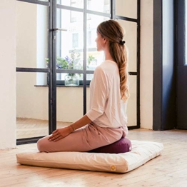 Meditationskissen extra niedrig