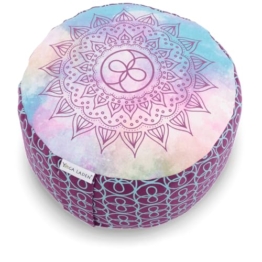 Rundes Meditationskissen im Chakra Style