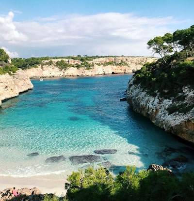 Bucht mit Strand auf Mallorca
