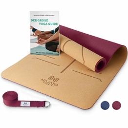 NAJATO Sports Yogamatte Kork
